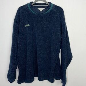 Vintage Columbia teddy plush gorpcore unisex sweater